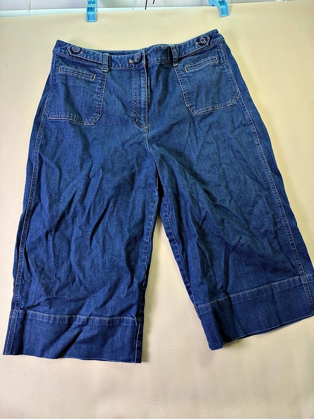 Talbots Women's Denim Capri Pants Size 16